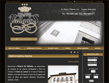 Tablet Screenshot of hotelvallados.com